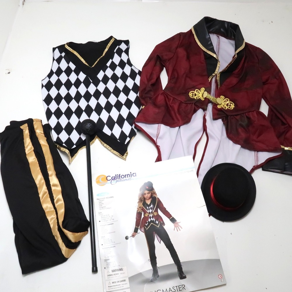 Ringmaster California Costume Child XL (12-14) Halloween Cosplay quality dressup